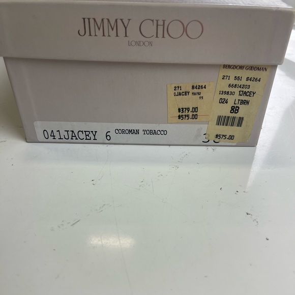 Jimmy Choo - Coroman Tobacco size 8 Heels - Picture 9 of 10